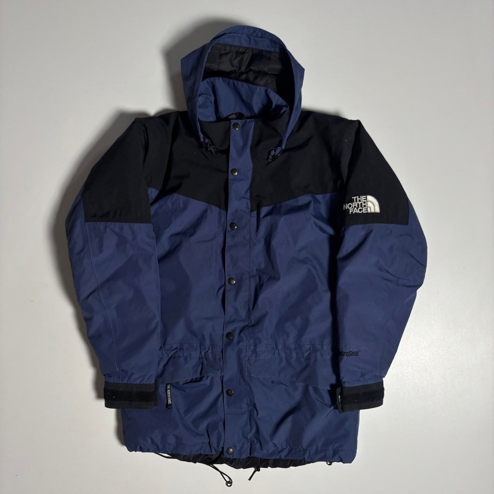 Blue The North Face HyVent Parka Jacket - Size Small
